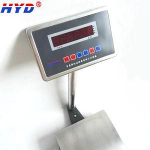 LCD / LED Display Stainless Steel Plate Weighing Scale