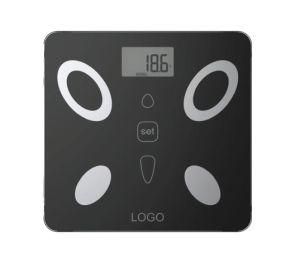 Glass Platform Electronic Body Fat Scale with Full Base