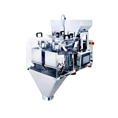 304 Stainless Steel 2 Head Linear Weigher for Rice