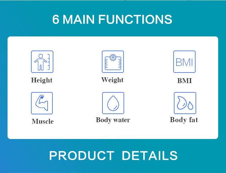 High Quality Height Weight Fat Body Scale for Drugstore