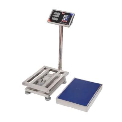 300kg Rated Load and 7.4V 4mA Power Supply Industrial Weighing Scale Digital Platform Scale