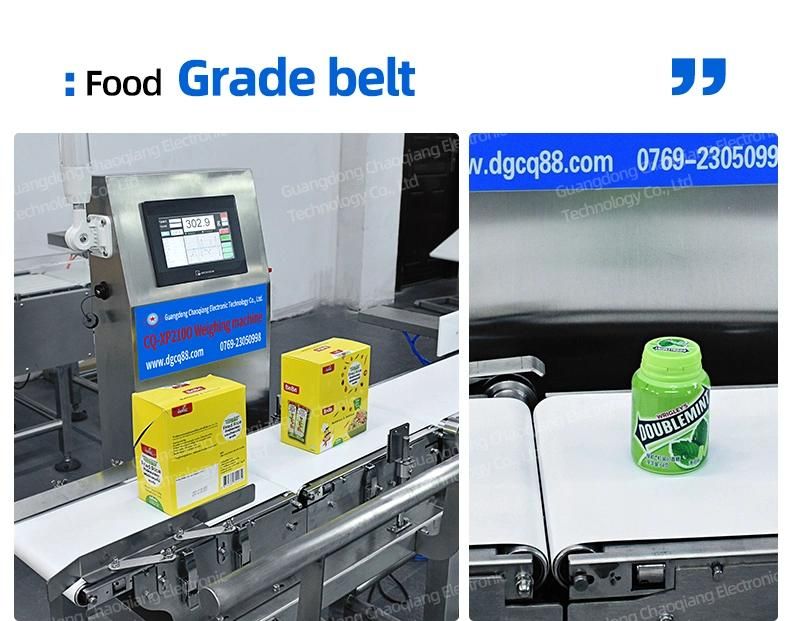 Conveyor Belt Food Metal Detector Weighing Machine with Counting Function