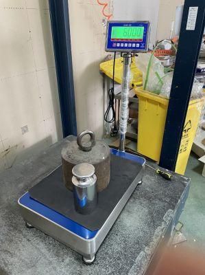 Stainless Steel Bench Scale Capacity 100-300kg with IP 68 Indicator