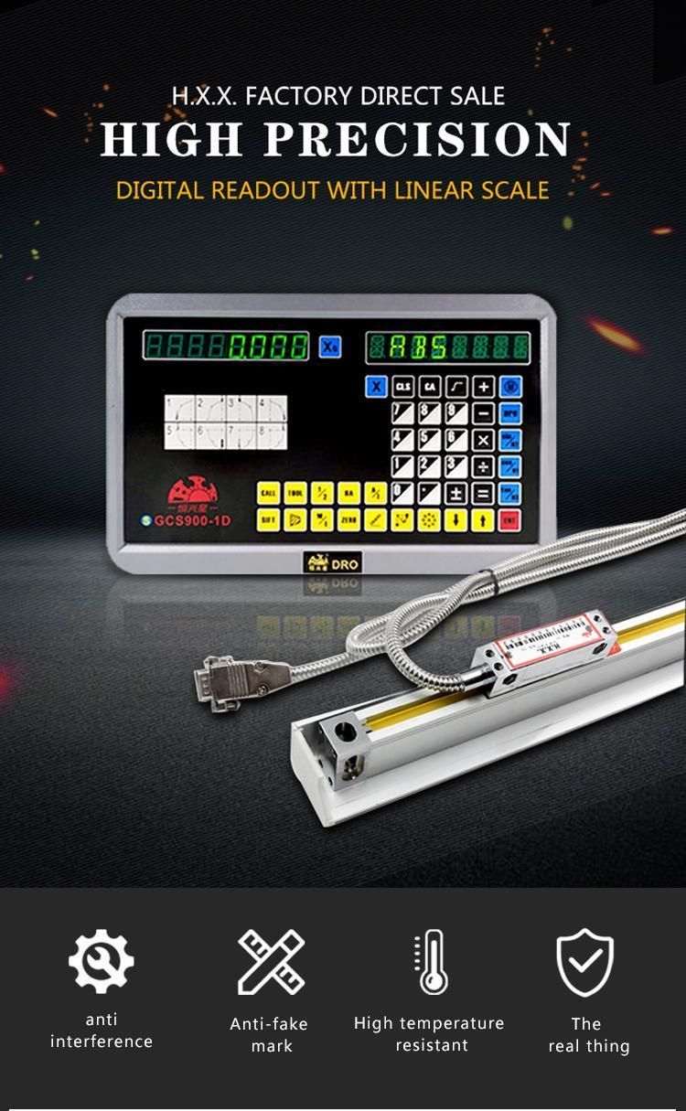 Single Axis Digital Readout Display with Linear Scale Sensor