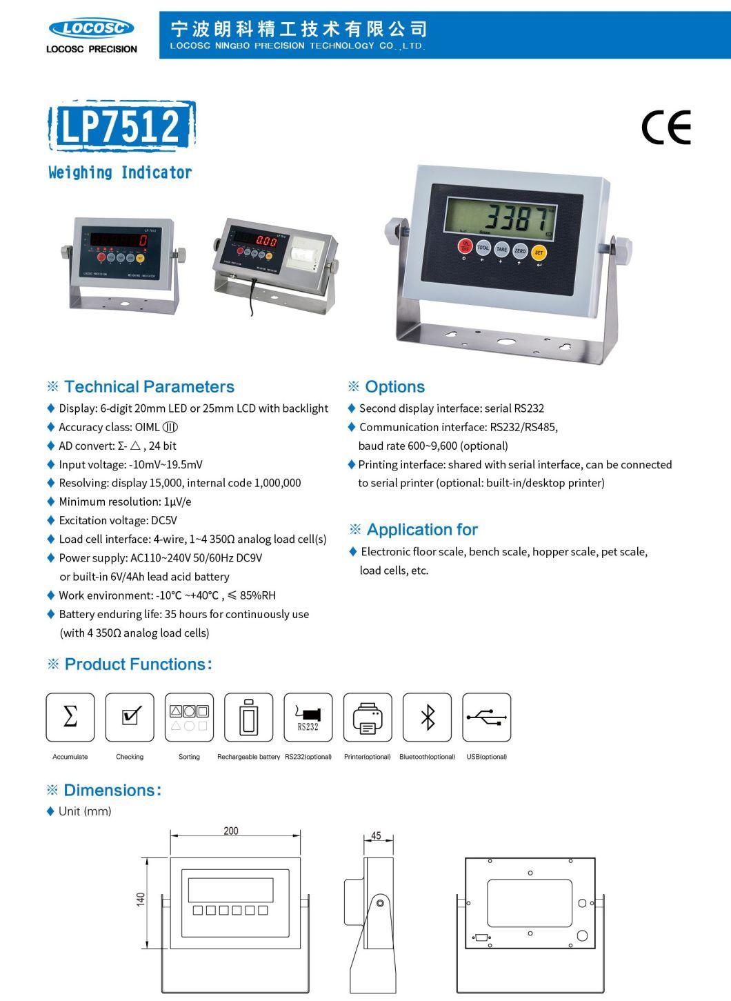 Locosc Digital Scale Indicator with OIML Approval