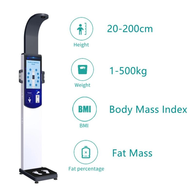 Electronic Height Weight and Fat and BMI Analysis Scale
