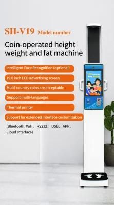 Body Composition Analysis Height and Weight Machine with 19 Inch Touch Screen