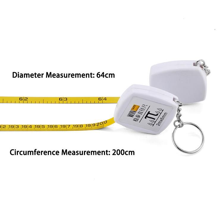 2m Mini Steel Diameter Tape Measure for Tree or Pipe