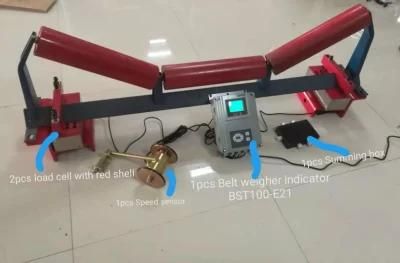 Supmeter Whole Set of Belt Conveyor Weighing System, Belt Weighing Indicator+Speed Sensor+Signal Transmitter Summing Box+Load Cell
