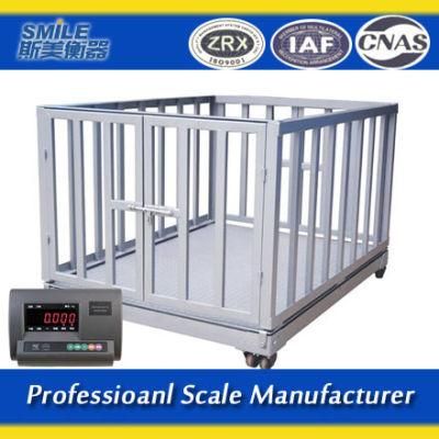 1.5*1.5m Portable Digital Livestock Weighing Scales for Cattle