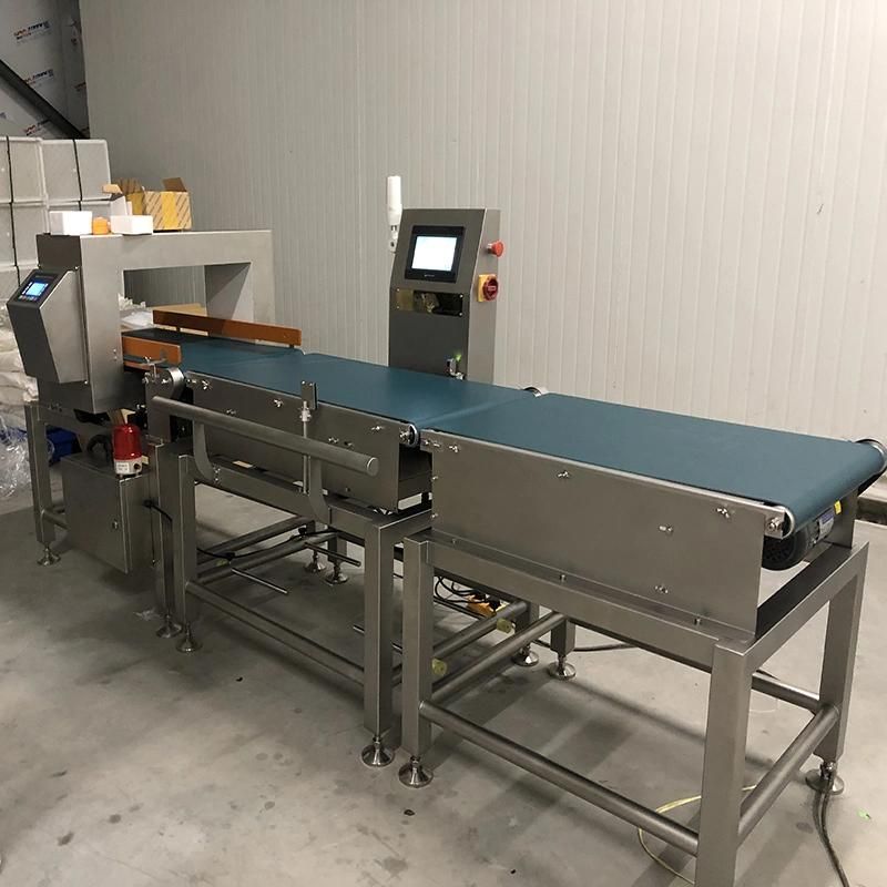 Check Weigher with Rejector System Conveyor Belt Metal Detector