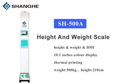 Ultrasonic Height Weight Scale Weight Height Measuring Scale Coin