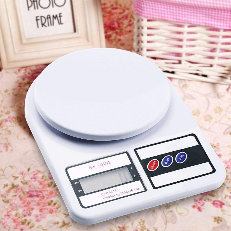 10kg/1g Sf-400 Digital LCD Display Kitchen Electronic Scales