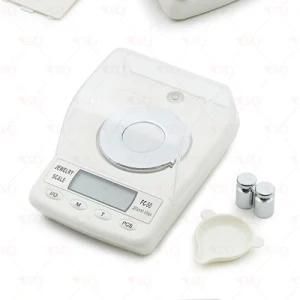 50g/0.001g ABS Rechargeable Electronic Diamond Weighing Jewelry Scale with Windshield Tray