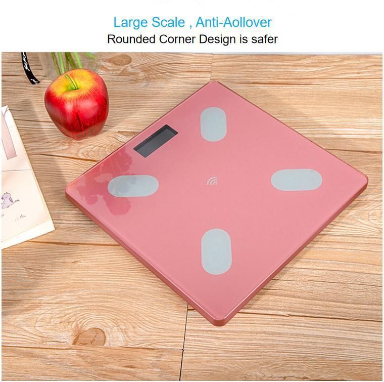 Body Scales for Health with Tempered Glass Digital Display
