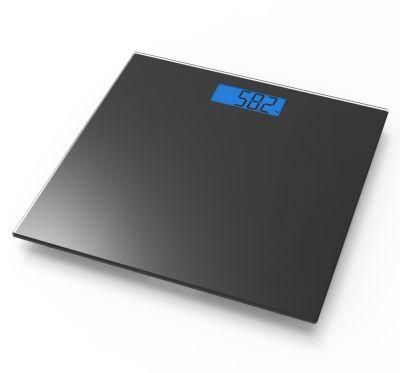 Bluetooth Bathroom Scale with LCD Display and Tempered Glass Platform