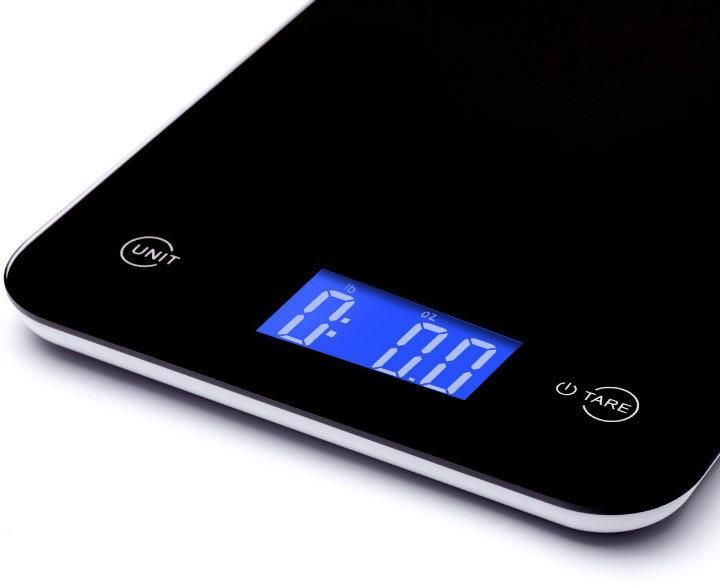 Tempered Glass with Tare Function Professional Digital Food Kitchen Scale