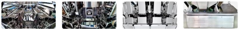 High Precision 14 Heads Waterproof Weighing Packaging Weigher for Frozen Food