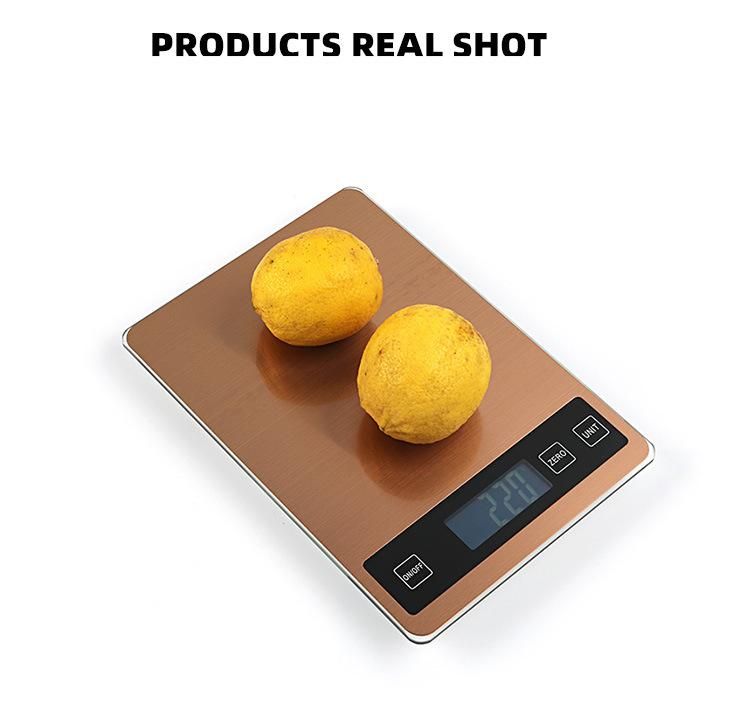 OEM Digital Kitchen Scale with Tempered Glass 15kg 0.1g