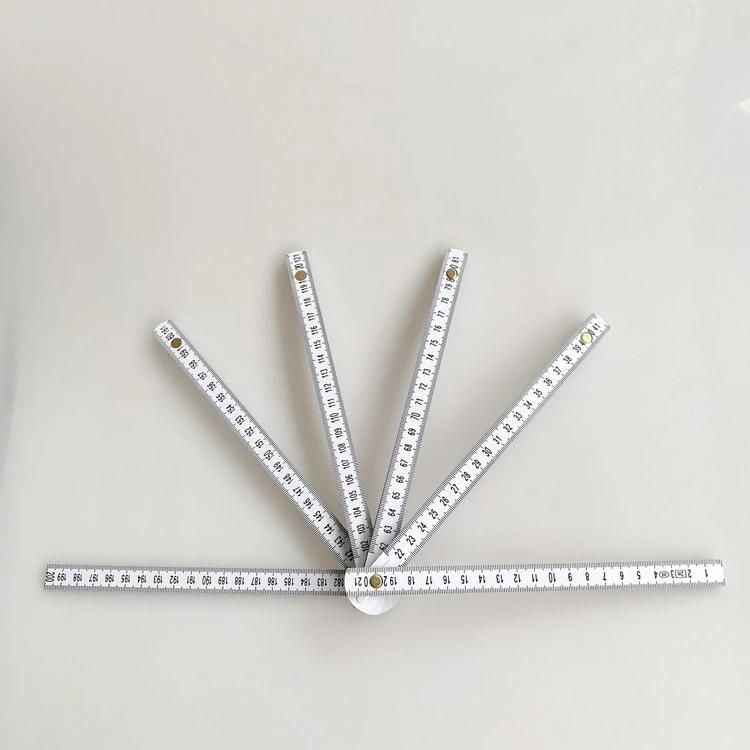 2 Meters 10 Folds Birch Folding Meter Ruler