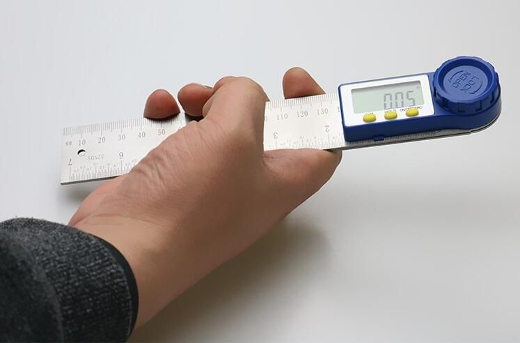 Digital Angle Ruler 200mm Woodworking Tool Measuring Instrument