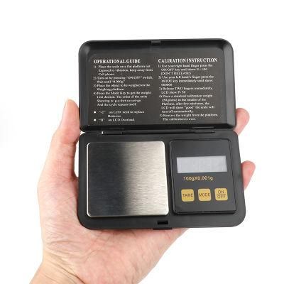 High Quality Digital LCD Display Pocket Weighing Scale 100g