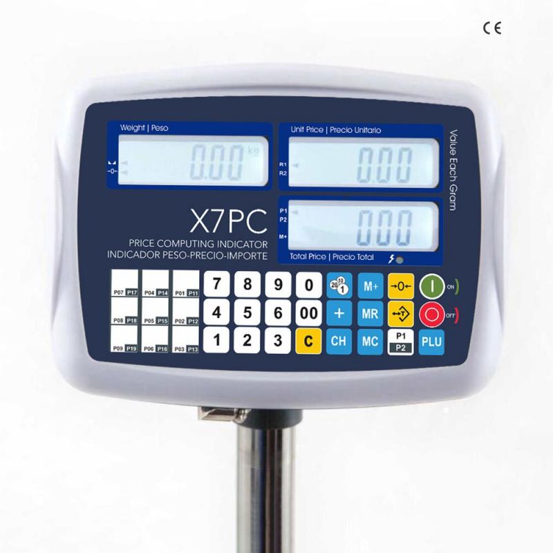 X7PC Plastic Digital Price Computing Scale Weighing Indicator