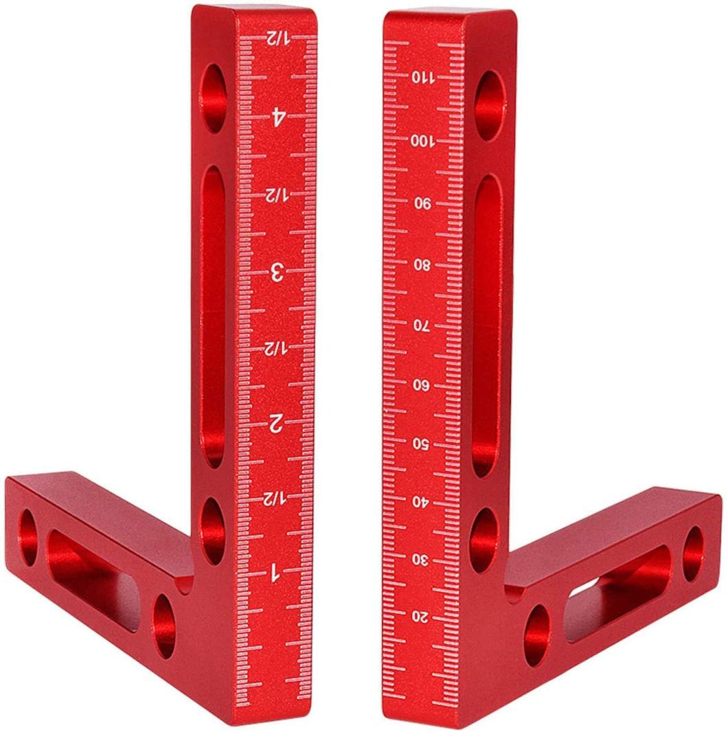 Carpenter′s Square Positioner Fixture Right Angle 90 Degree Positioning Triangle Ruler Block Right Angle Carpenter′s Combination Tool