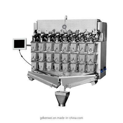 Three Layers Screw Feeding Pickles Multi Head Weigher Manufacturers