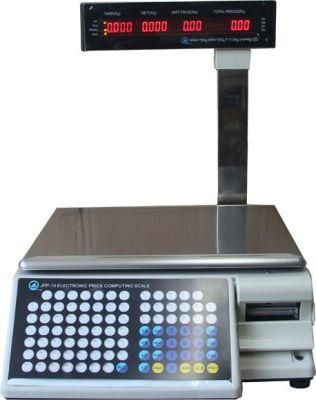 High Quality Digital Electronic Weighing Scale with Printer for Supermarket Retail Barcode Label Scale