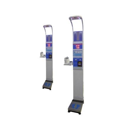 Digital Coin Operated Blood Machine Height Weight Machine