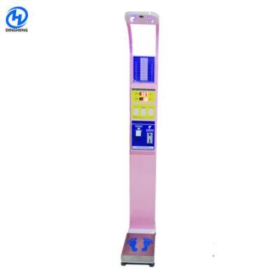 Dhm - 15 Pink Ultrasonic Height and Weight Machine Automatically Measure