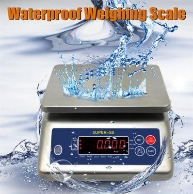 Waterproof Indicator Stainless Steel Scale Digital Portable Fruit Waterproof Scale