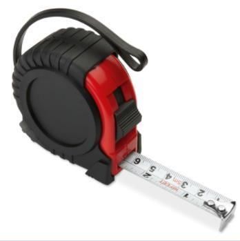 Newest Red and Black ABS Rubberized Tape Measure