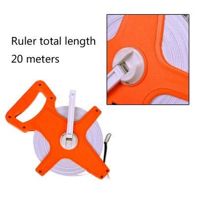 Cost-Effective 20m 66FT Fiberglass Measuring Tape Measure Hand Ruler