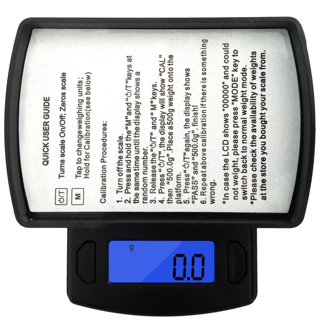 High Precision Cheap ABS Plastic Pocket Scale with LCD Backlit