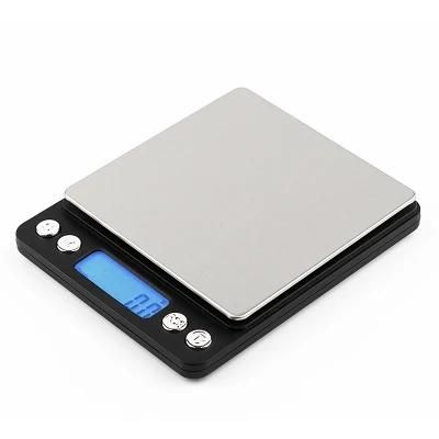 2kg Stainless Steel Electronic Pocket Balance Digital Kitchen Weighing Scale