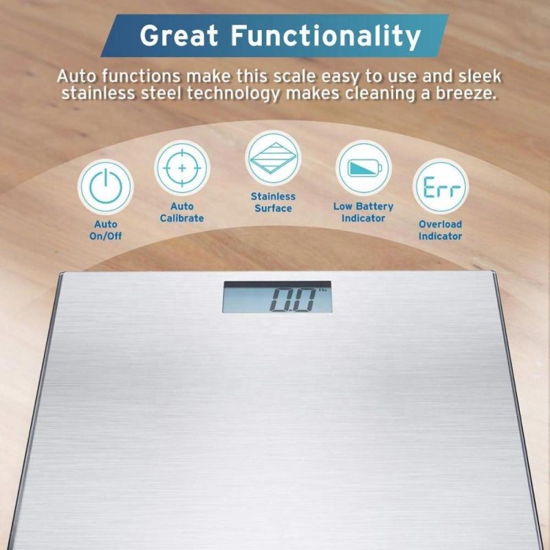 Good Quality Stainless Steel Bathroom Body Weight Electronic Digital Weighing Bathroom Scale