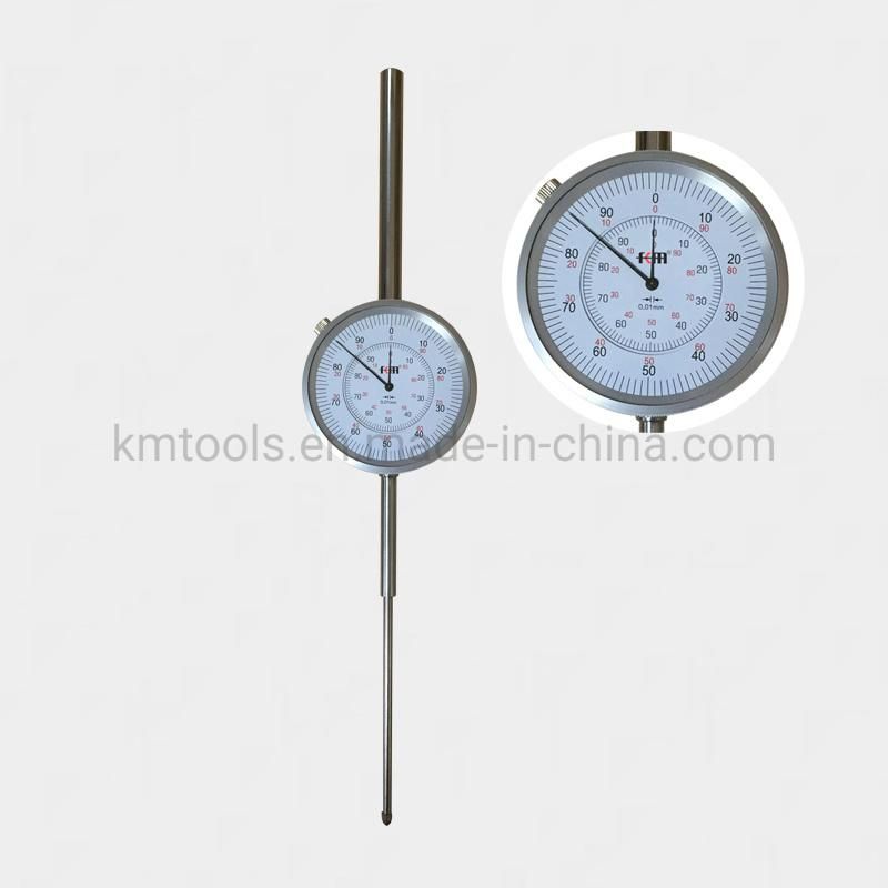 Precision 0.01mm 0-100mm Large Measure Instrument Tool Dial Indicator