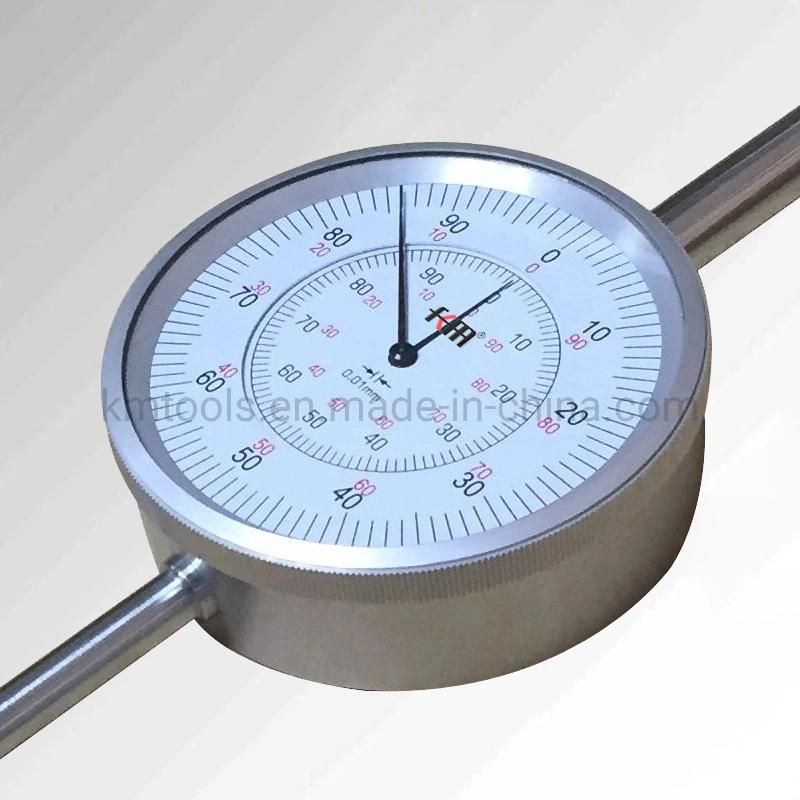 0-100mm Mechanical Dial Indicator with 80mm Diameter of Dial