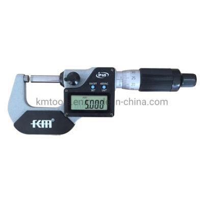 IP65 Protection Degree 0-25mm Electronic Digital Display Outside Micrometer