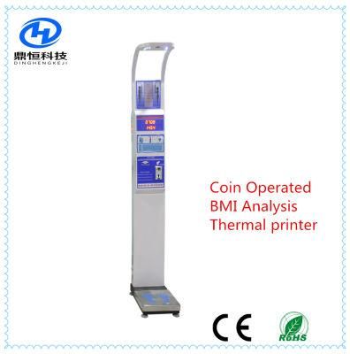Coin Operated Height Weight Scale with BMI Analysis