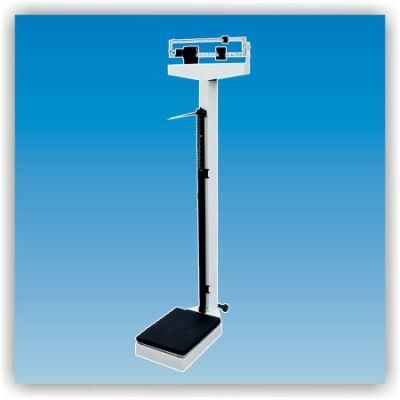Movable Double Ruler Body Scale Weighting Scale with Height Measurement; Rgt. B-200-Rt