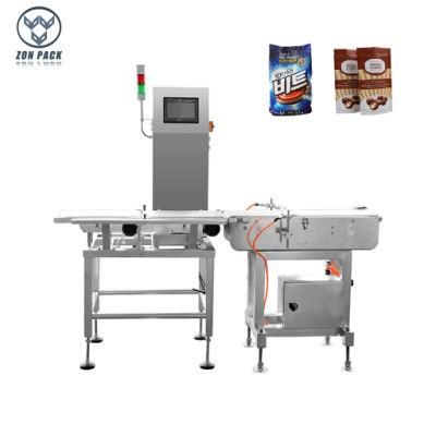 Conveyor Belt Weight Checking Machine Weighing Scale Check Weigher for Food Snacks