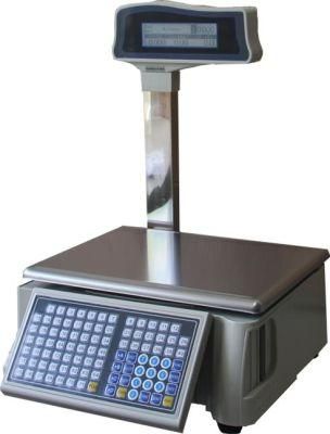 Cheap Factory Price Electronic Label Barcode Printing Price Computing Scale with Printer in China