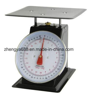 Kilogram Flat Stainless Plate Spring Mechanical Weighing Scale