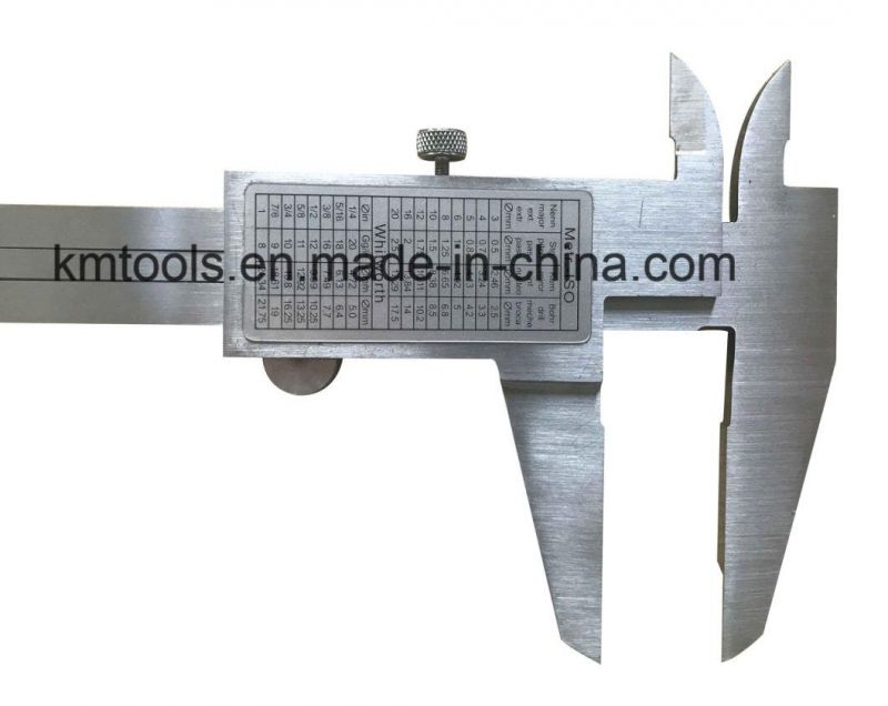 0-300mm Stainless Steel Mono-Block Vernier Caliper Measuring Tool