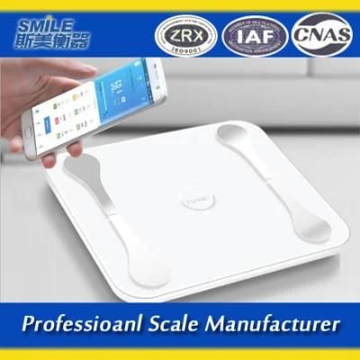 260*260mm Transparent Tempeared Glass Digital Bathroom Scale Body Weight Scale