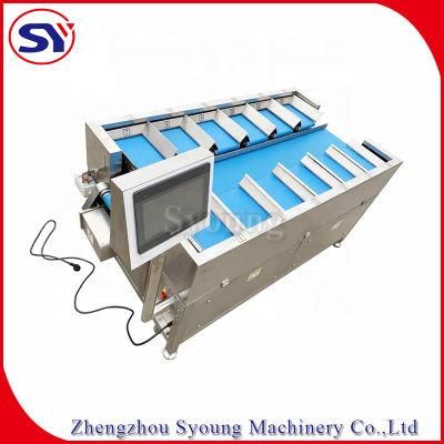 Platform Scale Electronic 12 Trays Weigher for Prawn Chicken Feet
