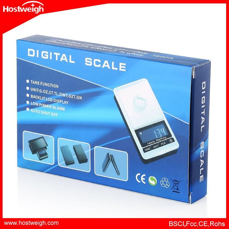 High Precision Electronic Digital Pocket Jewelry Electrical Weighing Scale